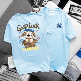 Mẫu áo thun thiết kế đơn giản, logo hình in. Chất vải cotton 4c.