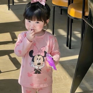 ✨SET 2 BỘ BÉ GÁI MINNIE TONE HỒNG SIÊU CƯNG✨