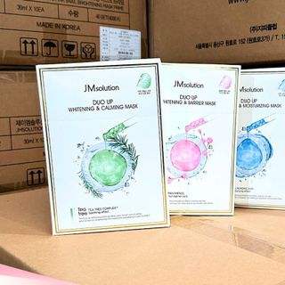 Hộp 10 miếng Mặt Nạ giấy JM Solution Duo Up Mask 30ml