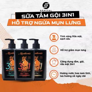 Tắm gội 3in1 Men Shower Gel - Free Skin 285ml
