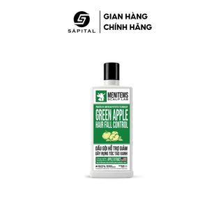 Dầu Gội Giảm Rụng Tóc Táo Xanh Chuẩn Khoa Học Menitems Green Apple Hair Fall Control (300ml)