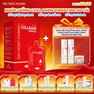 Nước Uống Collagen Dipeptide Sắc Ngọc Khang [Hộp 30 Túi] KÈM QUÀ TẶNG