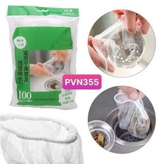 Combo 100 Túi Lọc Rác Bồn Rửa Chén (Bao 200 )