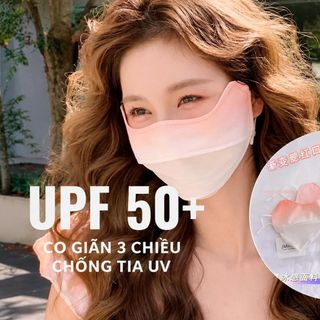 KHẨU TRANG VẢI CHỐNG TIA UV CHUẨN UPF 50+ (T100)