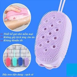 BÔNG TẮM SILICON TẠO BỌT 2 MẶT HÌNH CHUỘT