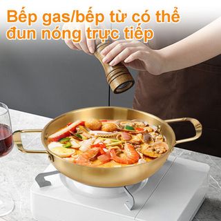 Chảo Vàng 20CM Inox ( Thùng 200 )