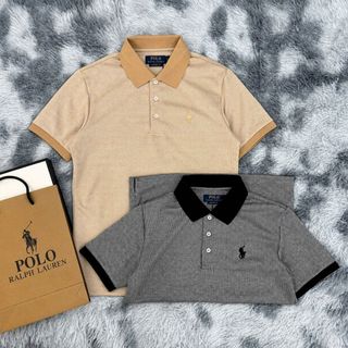Áo thun polo nam. Chất cotton gai dệt kim họa tiết cao cấp. Vải dày vừa, mềm mịn, thoáng mát, co giãn nhẹ.