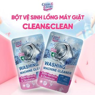 Bột Tẩy Lồng Máy Giặt Clean&Clean