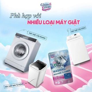 Bột Tẩy Lồng Máy Giặt Clean&Clean
