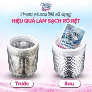 Bột Tẩy Lồng Máy Giặt Clean&Clean