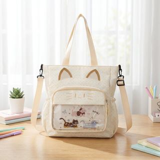 TÚI TOTE BEAR A1130 – HỌA TIẾT CARO XINH XẮN, ĐI HỌC ĐI CHƠI ĐỀU HỢP