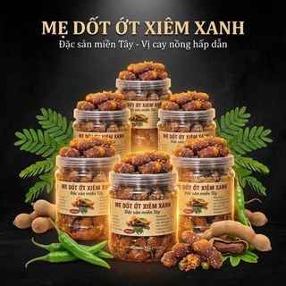 MÊ DỐT MUỐI ỚT XIÊM XANH, ĂN MỘT LẦN LÀ GHIỀN 500G - WINNIE HOUSE