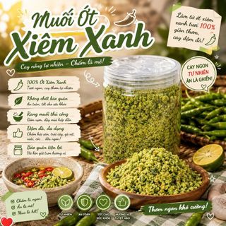 MUỐI HỘT XANH RANG CHANH - CHẤM GÌ CŨNG NGON, ƯỚP GÌ CŨNG THẤM 500G - WINNIE HOUSE