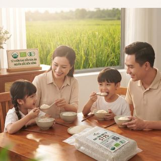 [COMBO 12kg- 6túi 2kg] Gạo Tấm ST25 Hữu Cơ - Thơm Ngon, Nấu Cháo Ăn Dặm Cho Bé Và Người Cao Tuổi