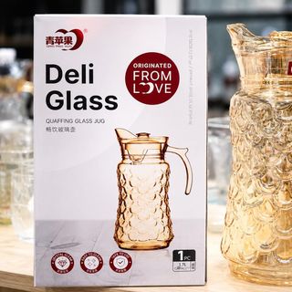 BÌNH NƯỚC THỦY TINH DELI 1,7L MÀU HỔ PHÁCH YZH34HA (T12)