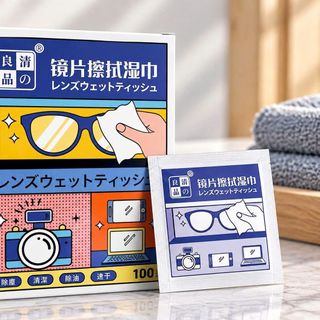 HỘP 100 MIẾNG KHĂN LAU KÍNH NANO (T180)