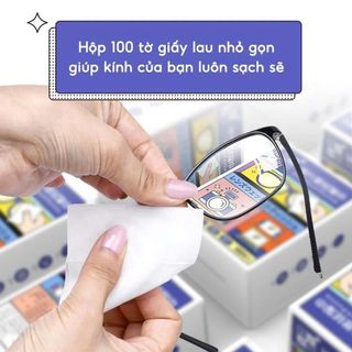 HỘP 100 MIẾNG KHĂN LAU KÍNH NANO (T180)