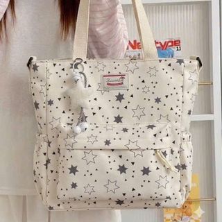 TÚI TOTE A1251 HỌA TIẾT NGÔI SAO – XINH XẮN, DỄ PHỐI ĐỒ
