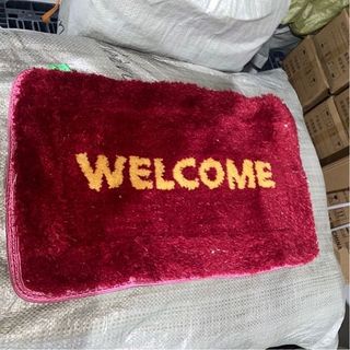 Thảm Lông Vuông Kim Tuyến Có Chữ ( Thùng 100 )