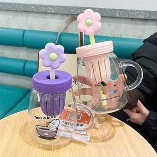 Ly Thuỷ Tinh Hoa Cúc Size Đại 1000ML ( Thùng 36 )