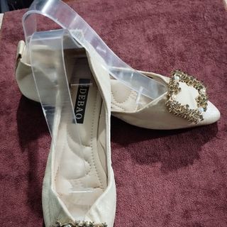 Giày si kem nhũ size 35.5