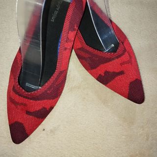 Giày búp bê thun, đỏ, size 36