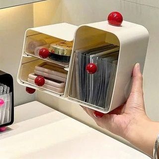 Hộp Đựng Đồ Để Bàn 3 Ngăn Kéo Charm Bi ( Thùng 45 )