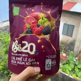 Cà phê giảm cân lê gai bứa mâm xôi đen blackburn coffee (Túi zip 10 gói)