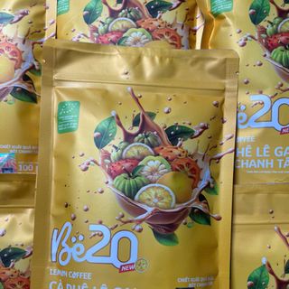 Cà phê giảm cân lê gai bứa chanh tây lemon coffee chính hãng (túi 10 gói)