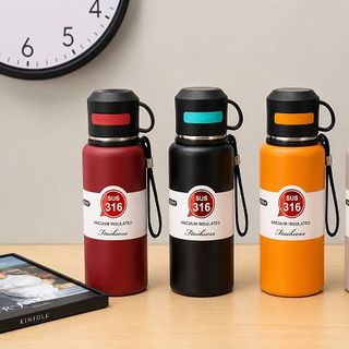 BÌNH GIỮ NHIỆT INOX 316 CAO CẤP 800ml CÓ NẮP CỐC (T50)