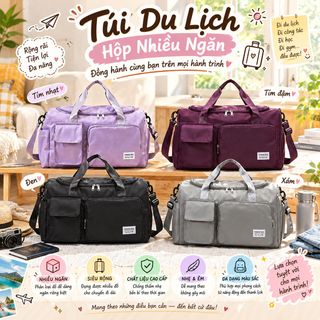 TÚI XÁCH DU LỊCH CHỐNG THẤM CAO CẤP, CÓ NGĂN GIÀY RIÊNG – ĐA NĂNG - PIPI STORE