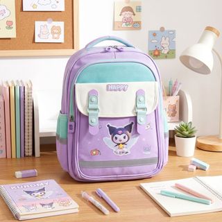 Balo Capybara & Kuromi Siêu Hot A8816, Rộng Rãi, Đựng Sách Vở Thoải Mái Cho Bé!