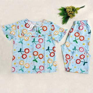 Bộ Tole Lanh Nữ 9 Tấc Tay Ngắn Loại Tốt Đẹp Mát – Hàng Xưởng Giá Sỉ