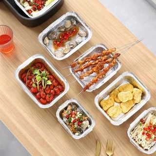 KHAY BẠC CHỮ NHẬT LÓT NỒI CHIÊN 700ML (T8)