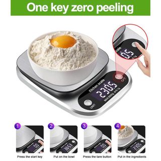 CÂN ĐIỆN TỬ KITCHEN NHÀ BẾP 5KG - 10KG (T40)