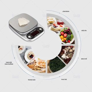 CÂN ĐIỆN TỬ KITCHEN NHÀ BẾP 5KG - 10KG (T40)