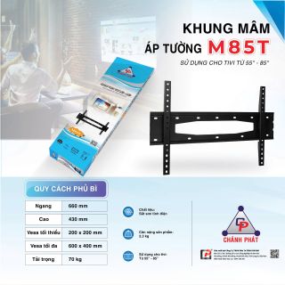 Khung treo TV Cố Định 55inch đến 85inch - M85T