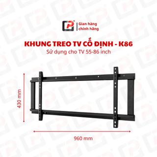 Khung treo TV Cố Định 55inch đến 86inch - K86