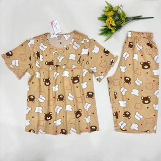 Bộ Tole Lanh Nữ Lửng Tay Ngắn Tole Lanh 2 Da LN02 – Hàng Xưởng Giá Sỉ