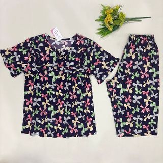 Bộ Tole Lanh Nữ Lửng Tay Ngắn Tole Lanh 2 Da LN02 – Hàng Xưởng Giá Sỉ
