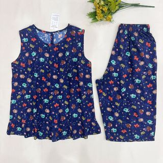 Đồ Bộ Tole Lanh Nữ Lửng Sát Nách Đẹp Mát Loại Tốt - Hàng Xưởng Giá Sỉ
