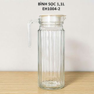 BÌNH NƯỚC THUỶ TINH SỌC 1,1 Lít EH1004-2 (T12)
