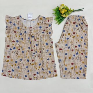 Đồ bộ trung niên lửng cánh tiên tole lanh 2 da loại đẹp – Hàng Xưởng Giá Sỉ