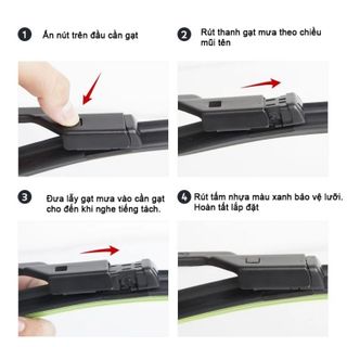 Sỉ buôn Gạt Mưa 5 khúc, Gạt đa năng, Chính hiệu. Giao cod toàn quốc