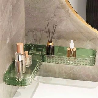 Set 2 Khay Góc Để Đồ Dán Tường (Thùng 42)