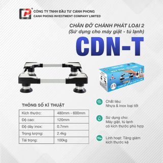 Chân đỡ máy giặt, tủ lạnh 48-60cm - CDN-T