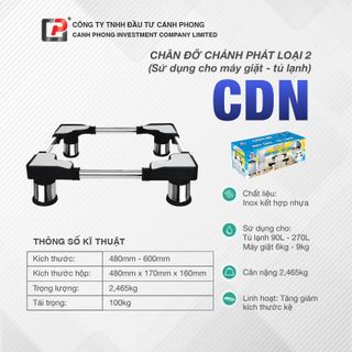Chân đỡ máy giặt, tủ lạnh 48x60cm - CDN
