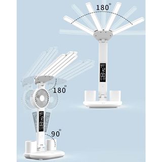 ĐÈN HỌC ĐỂ BÀN TÍCH ĐIỆN LOKA 4 CÁNH (T40)