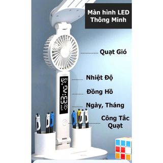ĐÈN HỌC ĐỂ BÀN TÍCH ĐIỆN LOKA 4 CÁNH (T40)
