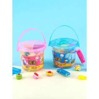 Bộ sáp nặn Tourgroups 12/24 màu kèm khuôn hộp trụ GuangBo